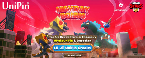 May Day Bonus – Top Up Gems #PakeUniPin – Raih 1.5 JT UniPin Credits Cuma-cuma